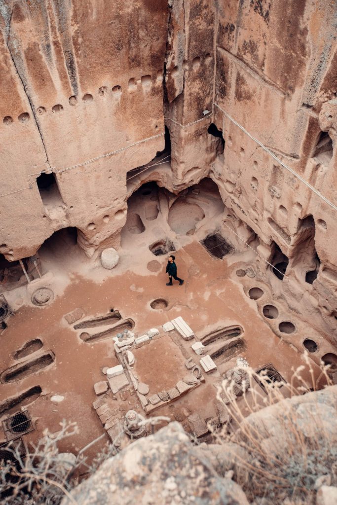 drone view of argos hotel of cappadocia